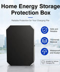 Heavy Duty Weatherproof Ev Charger Storage Box With Combination Lock Galvanized Steel protective enclosure with waterproof design.