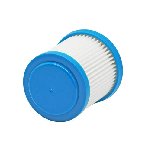 Close-up of a pleated filter from Six Pack VPF20 Replacement Filters For Black And Decker Smartech Pet 2 In 1 Stick Vacuum