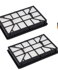 EF 12 Replacement HEPA Filter For Canister Vacuum Cleaners 62731 52731 81615 81614 BC4026 2-pack with cleaning brush