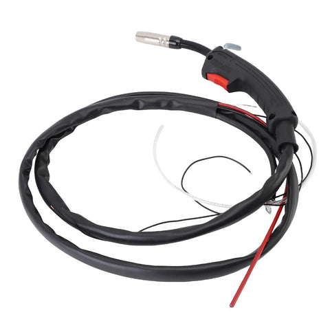 Durable MIG 130 Welding Torch Kit With 0.8 To 1.2 Mm Wire For Household Farm Shop Projects, 160 To 200 Amp Range, coiled hose