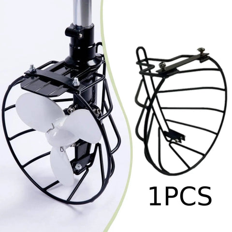 Top Rated Outboard Machine Propeller Protective Cover Hardware Marine Thruster Shield, 22.5cm metal guard for 7.5HP 9HP motors.