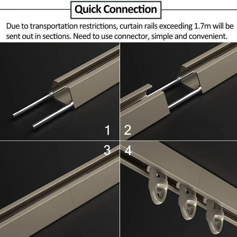 Commercial Grade Sliding Barn Door Hardware Kit delivering flawless glide, featuring quick connection system and aluminum rail.