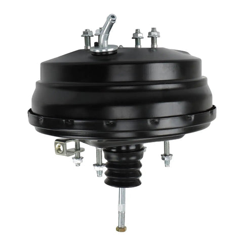 8x9 Inch Power Brake Booster 44610 60792 Straight Up Bolt On Upgrade for Toyota Land Cruiser FZJ80 and Lexus LX450, black dual chamber design