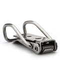 Heavy Duty Mild Steel Cabinet Hasp Lock Kit With Spring Loaded Toggle Latch 74 By 20 for sliding doors and windows.