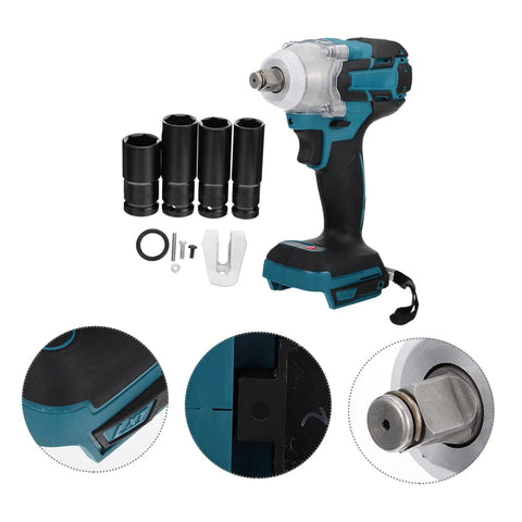 Kickstart Your Garage Game With This Badass Kallory Rechargeable Electric Impact Wrench. Boasting High Torque Power For Effortless Tire Swaps And Quick Maintenance. No Battery Included But Ready To Rock Any Project. A Serious Pro Grade Tool That Makes