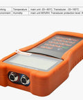 Portable Handheld Ultrasonic Liquid Flow Meter For Copper And PVC Pipes DN50-700mm Clamp-On Digital Water Flowmeter unit