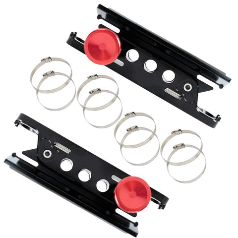 Off Road Roll Bar Mount For Fire Extinguisher And Water Bottle Quick Release Adjustable Aluminum Bracket 2-Pack with accessories