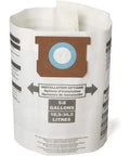 Three Pack Dry Dust Bags For 5 To 8 Gallon Shop Vacs Fits Most Wet And Dry Vacuums Captures Everyday Dust And Debris