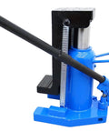 Shop Floor Beast Hydraulic Toe Jack Lift 15 Ton 30 Ton with blue alloy steel frame and sealed cylinder for heavy lifting.
