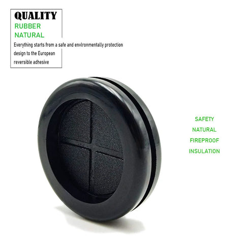 Close-up of Rubber Grommets For Wiring One And Quarter Inch Hole Double Sided Plugs 25mm Inner Diameter