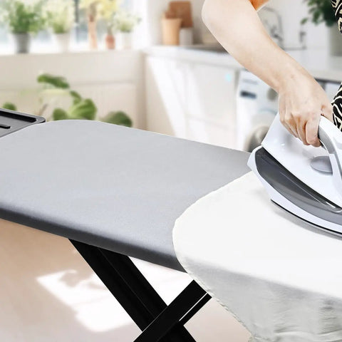 Extra Wide Ironing Board Cover And Pad For 49 By 18 Inch Boards Heavy Duty Four Layer Silicone Coated Cotton Surface
