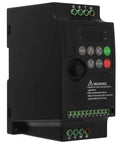 Rock Solid One Point Five KW Variable Frequency Drive For 380 Volt Three Phase Motor With Auto Voltage To Keep Speed Smooth As Butter On Pumps And Lathes Plus Heavy Duty Industrial Build For Tough Shop Grinds And Easy Setup Now black VFD with keypad