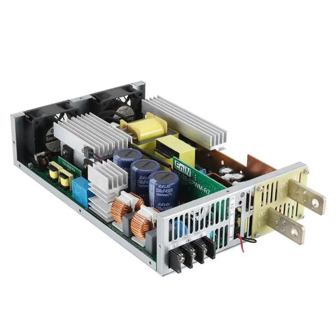 Beefy 12V Power Supply With Adjustable 0 To 12V Output, 250A 3000W High Current DC Power Source For Motors, Batteries, Solar, And Industrial Controls, Includes 0 To 5V And 0 To 10V PWM Signal Control, Compatible With AC Input 230V, open-frame metal unit