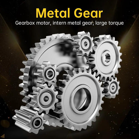 5V DC Gear Motor With Flat Shaft High Torque 11 RPM Output For Smart Door Lock metal gears close-up
