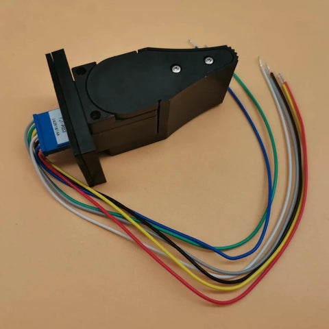Top Shelf Upper Control Box Joystick Controller 2441305250 for Haulotte with colored wires, black plastic casing, and mounting bracket.
