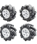 97mm mecanum wheels for AGV robots with couplings