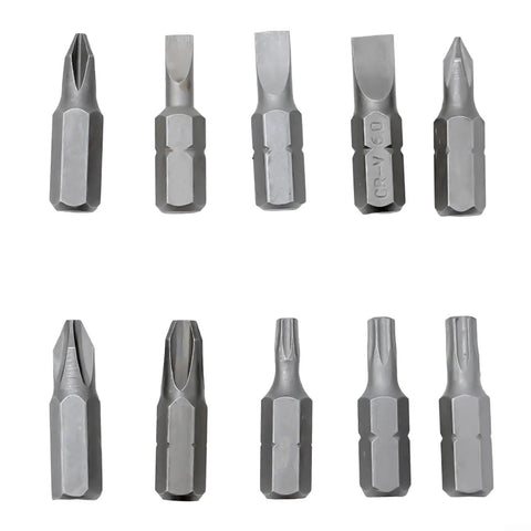 Get This Cool 10 Piece Screwdriver Bit Set With Hex Shank For All Your Power Tool Needs Plus Nut Drivers For Philips Slotted Torx And Square Bits To Fix Everything Around The House Like A Pro Today, ten steel bits