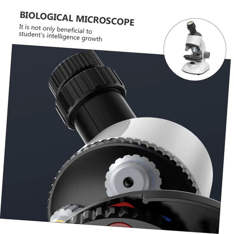 Kid Friendly Rotating High Definition Microscope For Boys And Girls Battery Not Included Educational Science Microscope Set