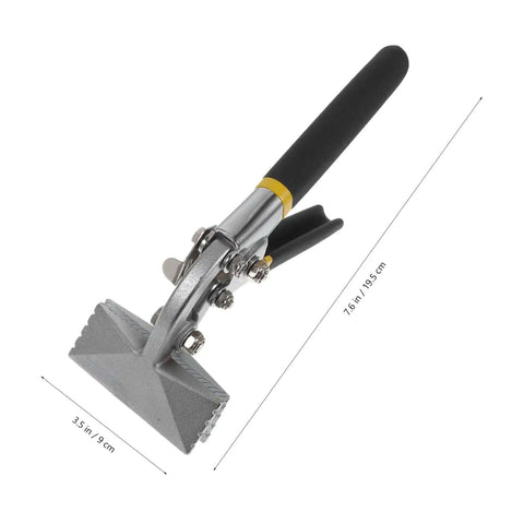 3 Inch Hand Seamer Sheet Metal Bending Tool With Anti Slip Jaws And Locking Handle