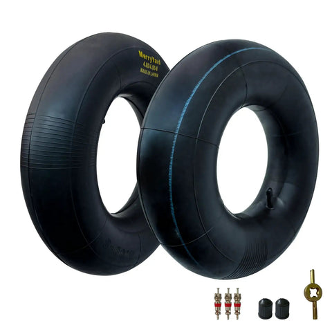 Two Pack Inner Tubes For 480 400 8 Wheels With TR13 Straight Valve Stem Tough As Nails Replacement For Wheelbarrows Mowers