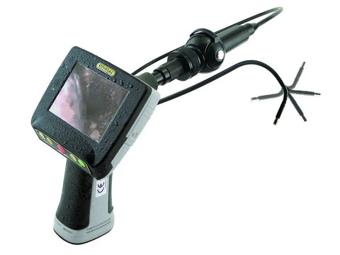 Workhorse Waterproof Borescope Video Inspection Camera With Articulating 1 Meter Long Probe 5.5mm Diameter Wet And Dry Scope Records