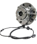 Front Wheel Bearing And Hub Assembly For 1999 To 2004 Ford F-250 And F-350 Super Duty Rear Wheel Drive Includes Abs Cable, side view.