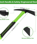 15 Inch Garden Hoe With Non Slip Ergonomic Handle Built To Last Durable Carbon Steel Tool For Flower Beds Weeding