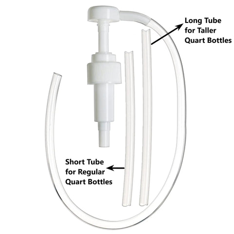 Top Shelf 5Cc Manual Fluid Transfer Pump For Gear Oil Transmission And Differential with long and short suction tubes shown.
