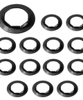 Five Eighth Inch Wheel Lock Washer Set 14 Pcs For Hand Truck Axle Rod Push Nuts Unthreaded Push Nut Locking Washers Phosphate