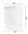 5 Gallon 220 Micron Zipper Bag Filter Bag for Liquids Great for Fruit Juice Soy Milk Medicinal Residues Cold Brew Cider