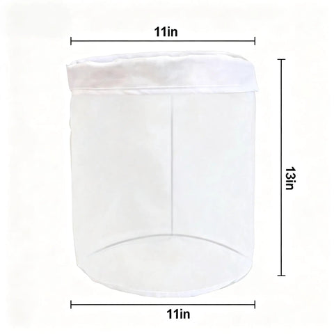 5 Gallon 220 Micron Zipper Bag Filter Bag for Liquids Great for Fruit Juice Soy Milk Medicinal Residues Cold Brew Cider