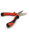 Premium Automotive Fuse Puller And Relay Extractor Tool With Insulated Handles, 6.5 inch pliers with serrated teeth for easy fuse removal.