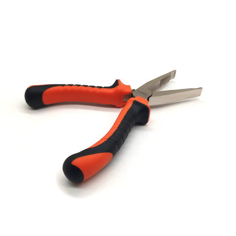 Premium Automotive Fuse Puller And Relay Extractor Tool With Insulated Handles, 6.5 inch pliers with serrated teeth for easy fuse removal.