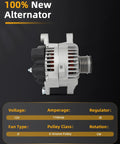 110 Amp 12V Car Alternator Replacement For Hyundai Santa Fe 2.4L 2010 2012, Hyundai Sonata 2.0L 2011 2014, Kia Optima
