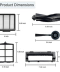 Replacement Parts Kit For Shark ION Robot Vacuums AV751 RV850 RV761 RV771 RV871 R75 R72 R71 S86 S87 dimensions