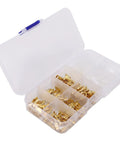 Kick Your Electrical Gear Into High Gear With This 135Pc Cold Pressed Spade Terminals Kit Featuring Durable Brass Male And Female Connectors In 2.8 4.8 And 6.3mm Sizes For Rock Solid Wiring On Cars Machinery And Heavy Duty Power Projects That Never. brass spade terminals in plastic case