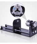 Heavy Duty CNC Router Rotary Axis Attachment For CO2 Engraving Cutting Machine With 80MM Tailstock A-Axis Closed Loop Control.