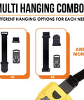 Hands Free Multimeter Hanging Kit With Magnetic Hanger And Two Straps Plus Two Clips For Electrical Meters display.