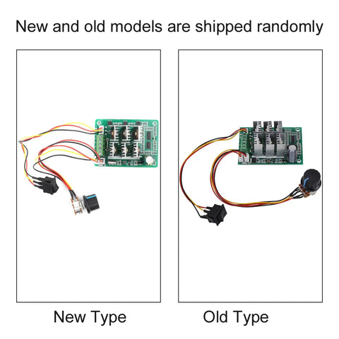 Rock Solid Dc Brushless Motor Controller 15Amp 5 To 36 Volt Speed Driver showing new and old model circuit boards.