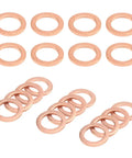20 Pack 14mm Copper Oil Drain Plug Gasket Seals And Crush Washers For Leakproof Engine Performance And Smooth Running Dope Auto Sealing Rings