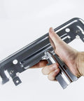 Hand holding Top Notch 20 Piece Dishwasher Upper Rack Adjuster Kit Replacement Parts For Most Brands Easy Install Restore
