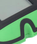 FTVOGUE Stud Finder Wall Scanner close-up of the ABS electronic detector's LCD display and green casing for home DIY checks.