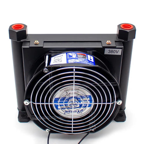 Heavy Duty Hydraulic Air Cooler For Oil Cooling And Heat Exchanger In Industrial Machines 1.2KW Cooling Capacity 3 MPa Max Working