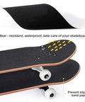 Perforated PVC Grip Tape For Skateboards And Scooters 9x33 Self Adhesive Waterproof Bubble Free Anti Slip Deck Tape Black Sheet