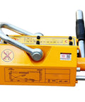 Heavy Duty Neodymium Magnetic Lifter For Garage Shop Crane And Portable Hoist Featuring Hella Strong 600Kg Steel Plate Lift.