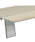 Hella Reliable Premium Aluminum Dock Plate Ramp Bridges The Gap Between Freight Trucks And Warehouse Docks For 500 Lb Loads with treadplate surface.
