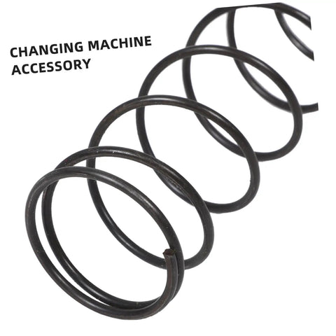 Heavy Duty Hexagonal Tire Changer Spring Bar 41mm Attachment For Universal Fit Machine Compression Alloy Tool To Boost Longevity And Slash Service Costs, coiled black spring