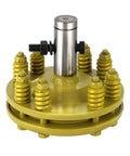 Real Deal 1 3/8 In PTO Slip Clutch Slick Round Ends adjustable tractor friction clutch made of carburized steel.