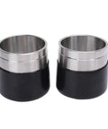 2 Pack Stainless Steel Trailer Wheel Bearing Protectors With 1.980 Inch Hub Size Auto Check Grease Indicator For Boat Trailer