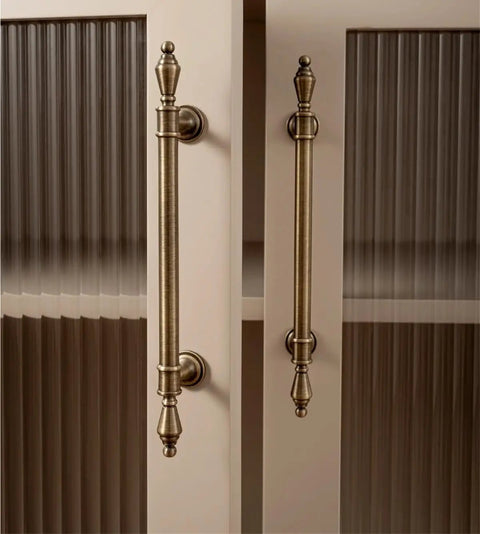Antique Brass Cabinet Knob Set For Wardrobe Doors And Shoe Cabinets Solid Alloy Drawer Pulls In Bronze Copper Finish